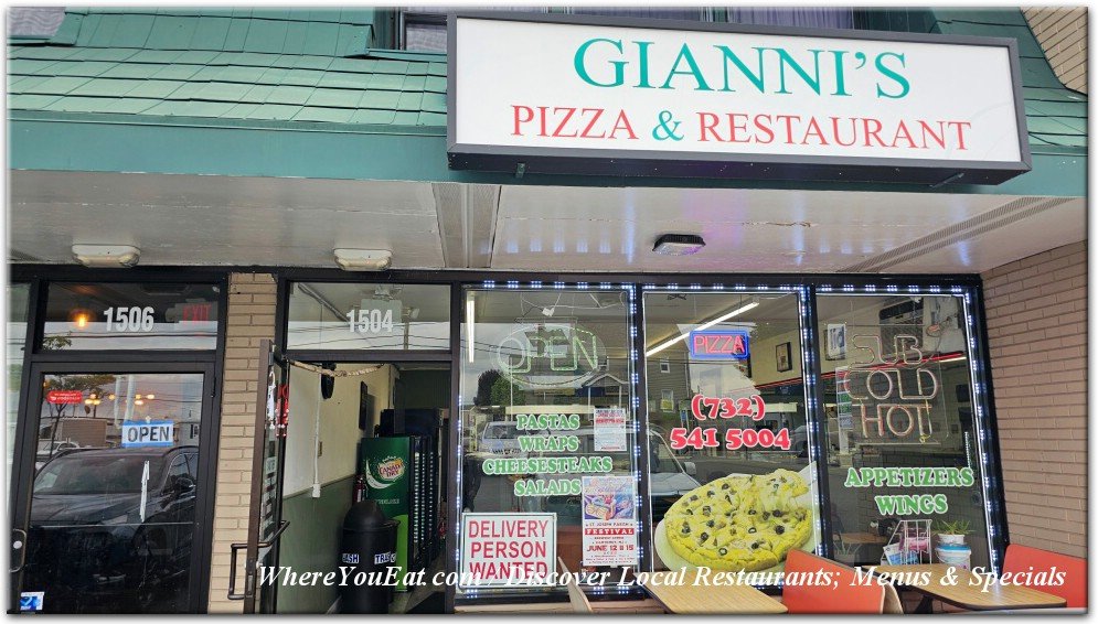 Gianni's Pizzeria Foods